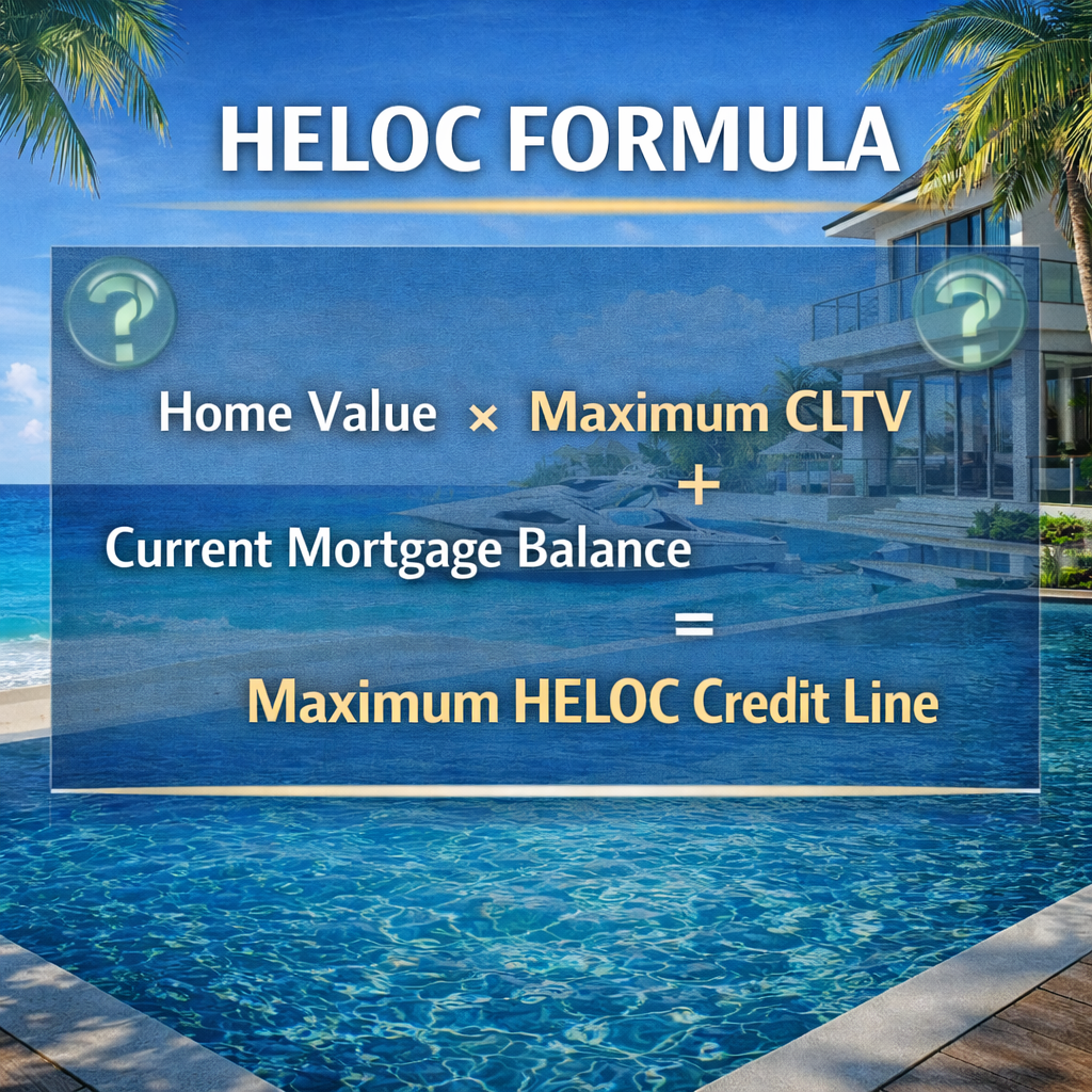 How Much Money Can I Borrow With a HELOC on a Florida Beachfront Home?